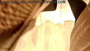 Your girl next door shows her hairy pussy outdoors