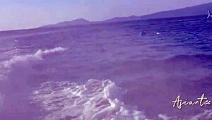 after fun on the jet ski and beach, he gives a proper cumshot into her pussy