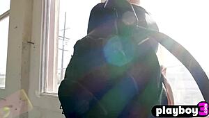 Cute canadian teen hailey afton posing