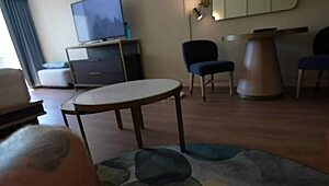 i caught my redhead coworker elly clutch masturbating in my hotel room with lev lieben.