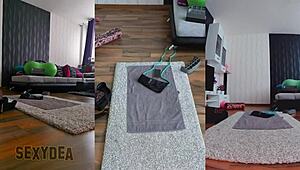 i rip clothes during naked yoga