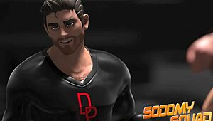 In sodomysquad, the big-dicked twink shoves his monster cock into the juicy hunk