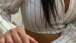 My Secretary Gives Amazing Handjob Massage!