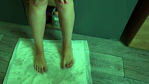 OMG I just peed in my wet petite panties!