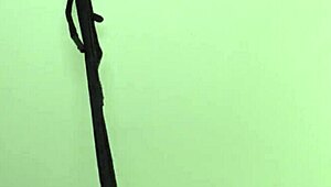 Chubby sub restrained and hammered by maledom pascal white