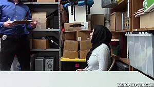 10 Out Of 10 Shoplyfter Muslim Ella Knox With Her Massive Tits And Hairy Pussy Is Damn Hot