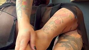 Petite Brazilian Brunette Strips In Heels, Showing Big Ass And Tits