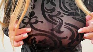 depravedminx reveals large breasts while masturbating outdoors