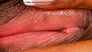 Female Textures in Brownies: Black Ebony HD 1080p Vagina Close-Up with Hairy Pussy Sex by Rumesco