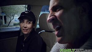 Busty teen model tricked by sneaky stepuncle