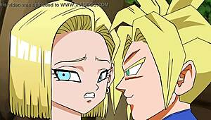 rescuing android 18 with big tits 😏