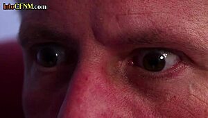 I’m overwhelmed watching CFNM group femdom deepthroat by amateur milfs