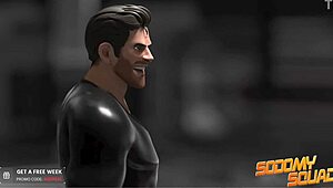 In sodomysquad, the big-dicked twink shoves his monster cock into the juicy hunk