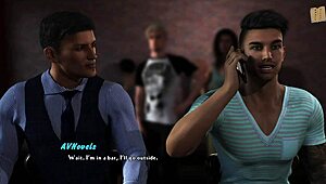 In this hentai, the redhead gets intertwined with big tits.