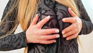 depravedminx reveals large breasts while masturbating outdoors