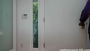 Curvy white amateur takes her first black cock with grit