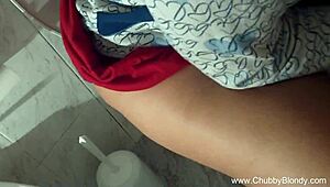 Italian Husband Films Chubby Wife Sucking Cock for Creampie