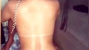 Collared Wife Used by Well-Endowed in Fetish Play