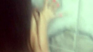 Novinha Gaucholuiz and Santinha Safadinha in Hot Bathroom Anal Action