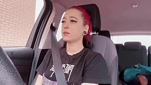 Skinny teen takes a big cock in her ass