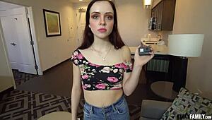 Kinky Family - Spied on Stepsis Aliya Brynn & Fucked Her