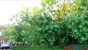 leeds geek tricked into first blowjob by inked brit