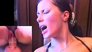 gorgeous jana experiences super orgasm in lingerie