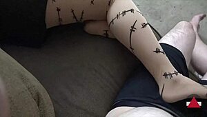 sole-ful footjob got this cock so hard!