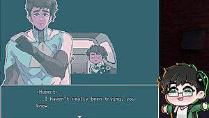 Russian twinks play anime game in dorm as roommates