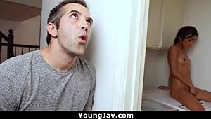 Asian Jade Kimiko Teases with Her Dildo in Young 18+ JAV