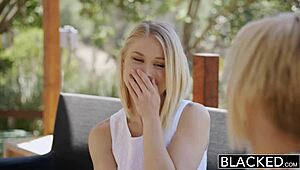 Blacked First Interracial Threesome for Ash and Kate