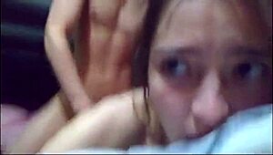 Couple in love share intimate moments together