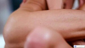 Steamy hot lesbian encounter between nurse and pretty roomie Aiden Ashley and Kenzie Anne