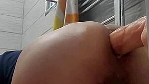 feeling so wild with this anal dildo stretching me open every night