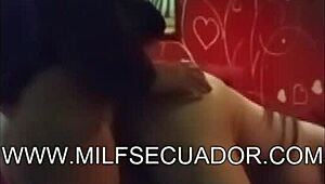 bored milf fucks a young fan instead of her old man!