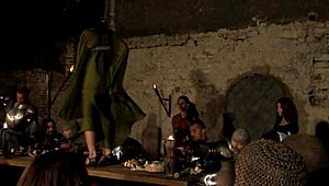 at the royal banquet, things got wild with blowjobs, anal, and cumshots