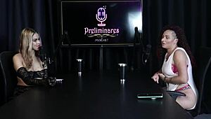 Safada demonstrates blowjob leaves presenter naked after fight wants husband sex