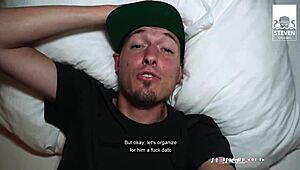 gothic milf sidney dark fingers her shaved pussy before hot sex. 😏🔥