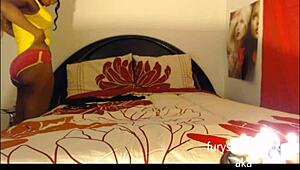 throwback powerhouse squirting from huge ebony workout