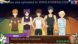 Game Friends Camp Episode 19: Night Swimming with Russian Voice Acting