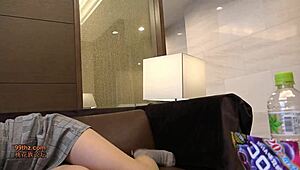 Naughty Japanese babe gets wild in uncensored action