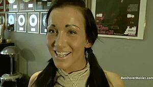 british chav chantelle fox licks old man's asshole in rough deepthroat session