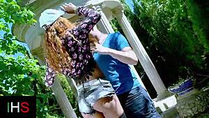 Beautiful Brunette Fucked Hard by Two Studs and a Buff Guy