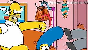 Conversational-Emoji Slutty housewife Marge Simpson sucks neighbor’s cock! 😲