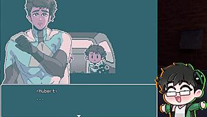 Russian twinks play anime game in dorm as roommates