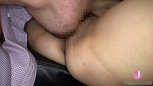 Amateur wife picked up for raw creampie action