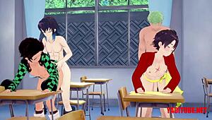 yaoi mega orgy unfolds