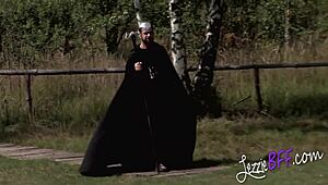 two big titted girls toy each other's pussies