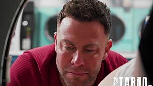 Laundromat Stuck Scandal with Alex Grey and Seth Gamble in Hardcore POV