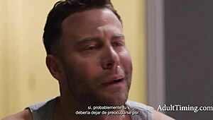 Classy influencer bangs greasy mechanic in garage hookup